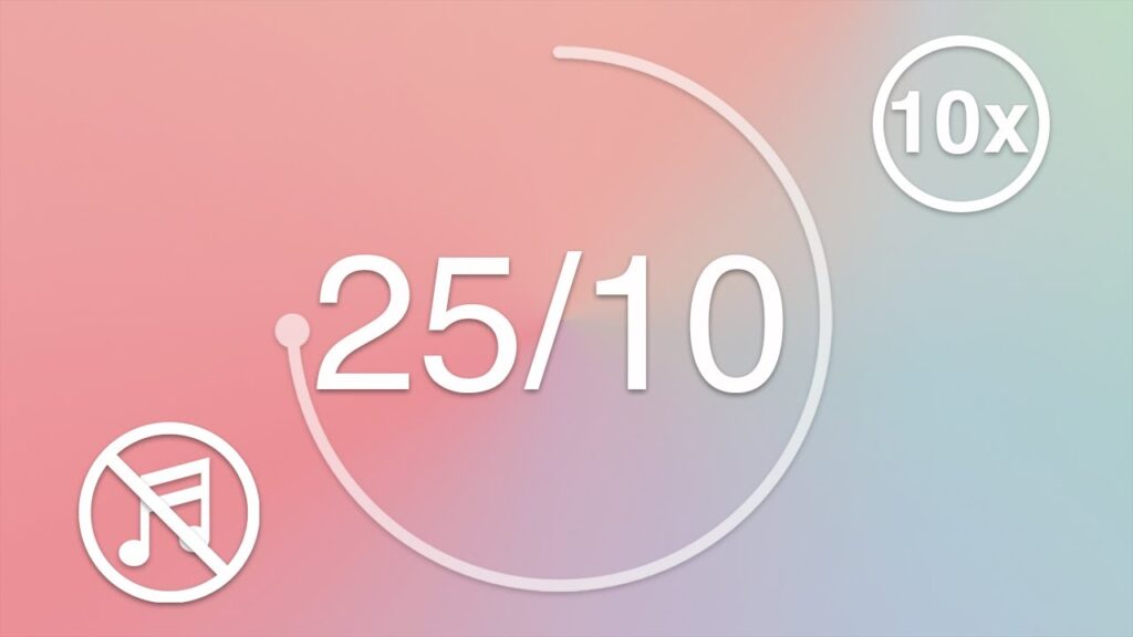 25 ON/10 OFF